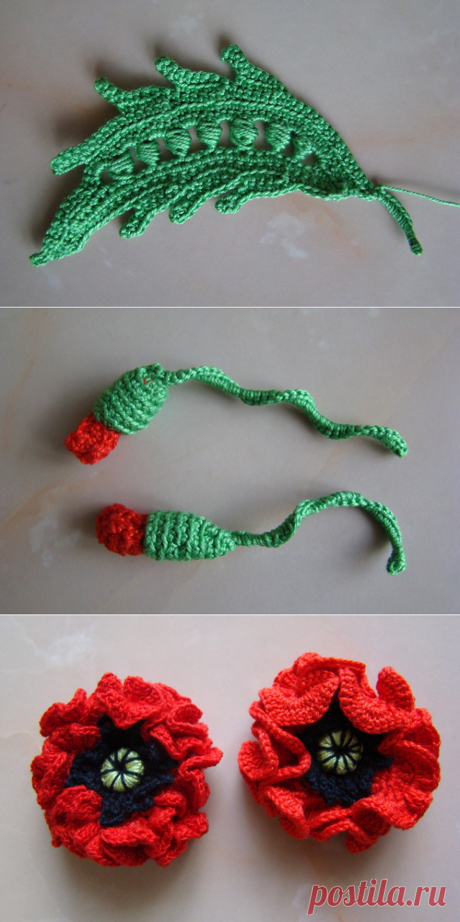 Мак крючком