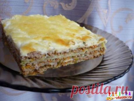 Лазанья из лаваша с фаршем (фото-рецепт)