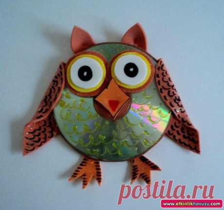 Поделки из cd-дисков — Сделай сам, идеи для творчества - DIY Ideas