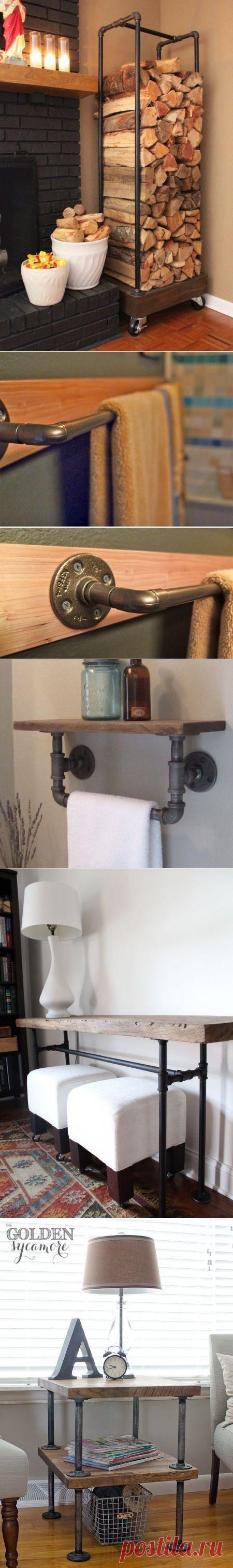 Нетрадиционное использование металлических труб.