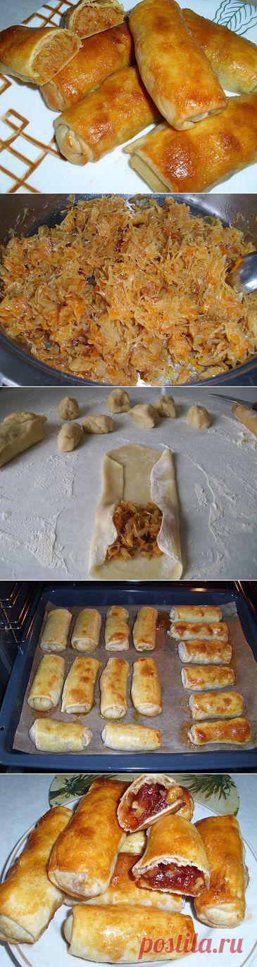 Молдавские пирожки с капустой