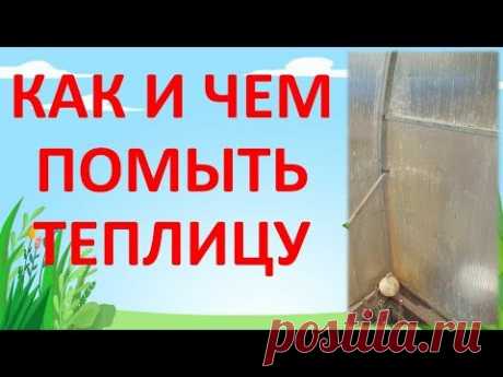 КАК ПОМЫТЬ ТЕПЛИЦУ ИЗ ПОЛИКАРБОНАТА