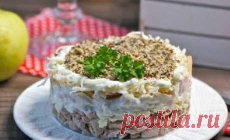 Потрясающе вкусный салат «Анютка», который подойдет для любого праздника