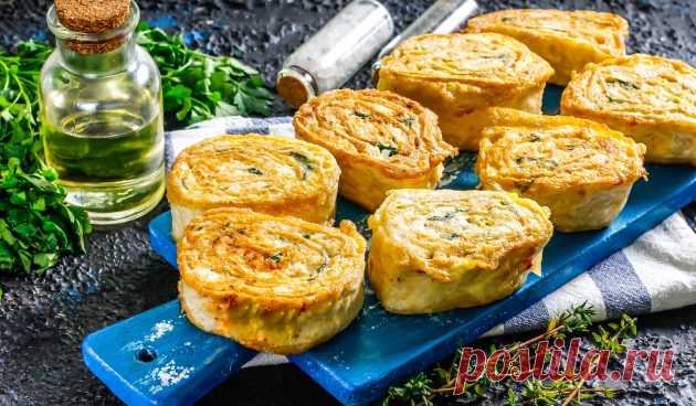 Жареные рулетики из лаваша с курицей и плавленым сыром &#8212; Лайфхакер