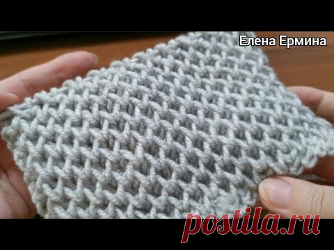 🔥💯 Идеальный узор для кардигана, жакета, жилета! Вязание спицами для начинающих