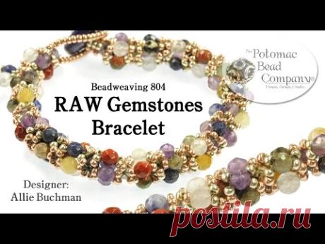 Make a " RAW Gemstones " Bracelet