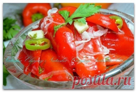 ПЕРЕЦ, МАРИНОВАННЫЙ ПОЛОВИНКАМИ, ЗА 15 МИН