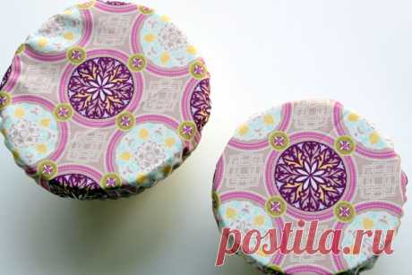 Purple Potluck Bowl Covers - The Cottage Mama