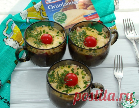 Пицца в кружке – кулинарный рецепт