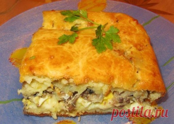 Вкусный и бюджетный пирог из рыбной консервы | Самые вкусные кулинарные рецепты