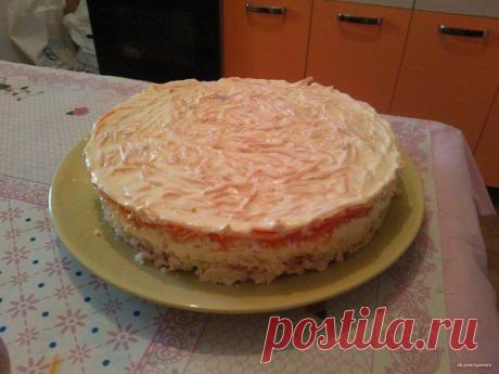 салат из корейской моркови.