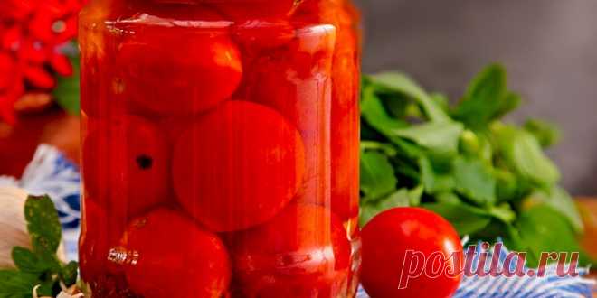 СЛАДКИЕ МАРИНОВАННЫЕ ПОМИДОРЫ НА ЗИМУ