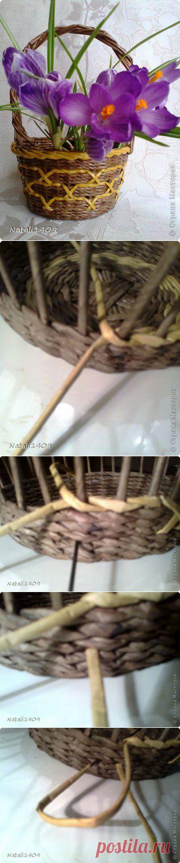 (+1) сообщ - Плетение из газетных трубочек. Автор Natalil409 | Очумелые ручки