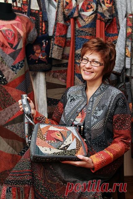 Ксения Дмитриева. - Лоскутный костюм от Ксении Дмитриевой - Галерея - Knitting Forum.Ru