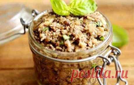 Икра грибная - Кулинарные рецепты 