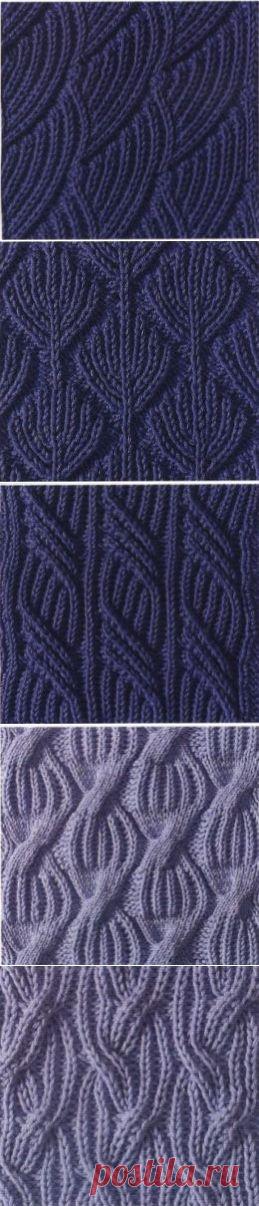 Патентные узоры - Схемы узоров - Вязание на спицах - Виды рукоделия - Рукодельниц@ - рукоделие своими руками