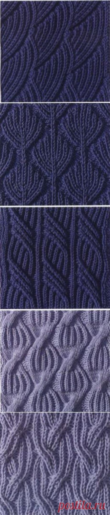 Патентные узоры - Схемы узоров - Вязание на спицах - Виды рукоделия - Рукодельниц@ - рукоделие своими руками
