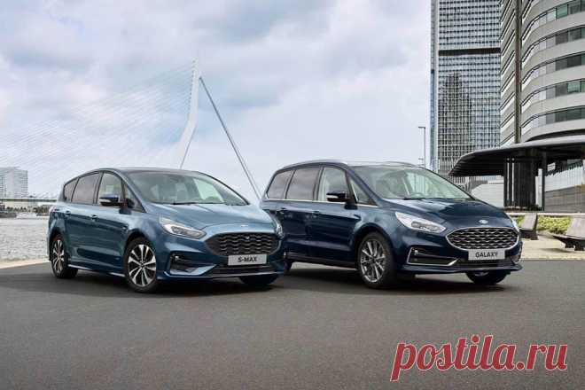 Ford S-Max и Galaxy 2020 - обновленные минивэны - цена, фото, технические характеристики, авто новинки 2018-2019 года