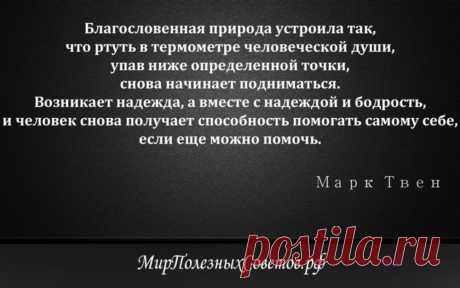 Марк Твен - цитата о человеке
