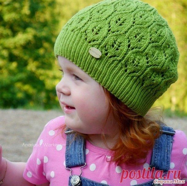 ВЕСЕННЕ-ОСЕННЯЯ ШАПКА «ЛИСТВА». АВТОРСКАЯ РАБОТА + ОПИСАНИЕ
🏻У нас еще много интересного

Используемые материалы: 

Пряжа ONline Linie 165 Sandy 100% мерсеризованный хлопок 120м/50г, расход около 80 грамм.
Круговые спицы №2,5 на резинку и № 3,5 на основной узор.
Шапочка вяжется по кругу. 

Размер 3-5 лет (обхват головы 51-54 см). Высота шапочки 20 см. 

Узор шапочки и убавления расчитаны для данного количества петель и нечетного количества раппортов. Убавления распределен...