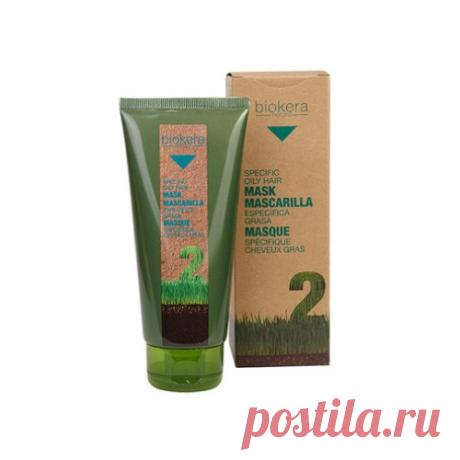 Маска для жирной кожи головы / Mascarilla Biokera especifica grasa 200 мл (Салерм Биокера)