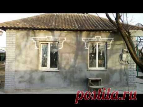 Фасад за пару копеек. Имитация старого кирпича (old brick). Углы, окна. ч.19
