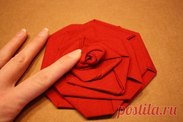 Как сделать розы - цветы из ткани / Цветы из ткани, крючком, своими руками, мастер классы. Канзаши / КлуКлу. Рукоделие - бисероплетение, квиллинг, вышивка крестом, вязание