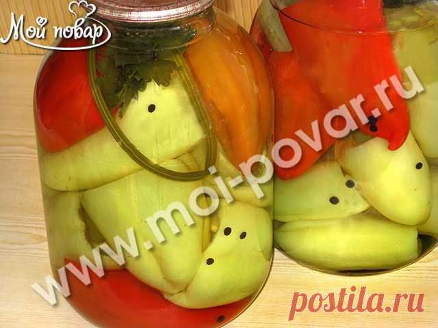 Перец для фарширования на зиму - кулинарный рецепт.