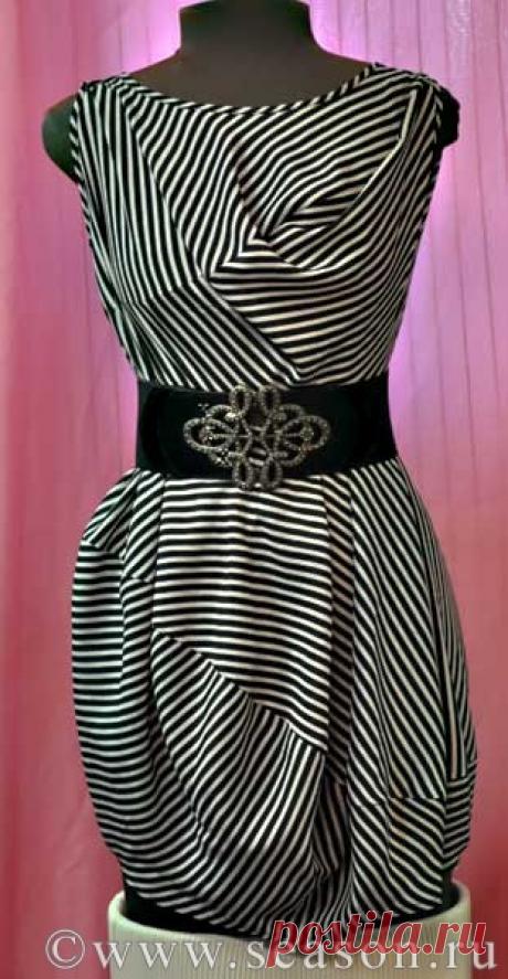 Платье из кругов. Выкройка + инструкция по пошиву