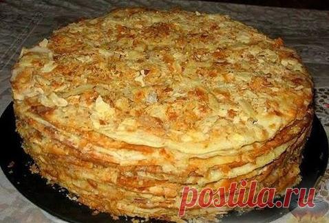 Торт «НАПОЛЕОН» — НАИВКУСНЕЙШИЙ СТАРИННЫЙ РЕЦЕПТ! Оцени еще один вариант знаменитого тортика!