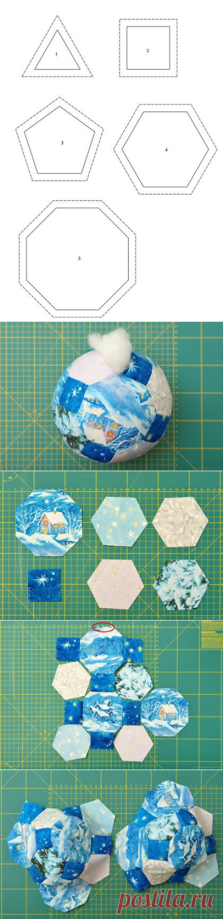 Мячики в технике пэчворк — Сделай сам, идеи для творчества - DIY Ideas