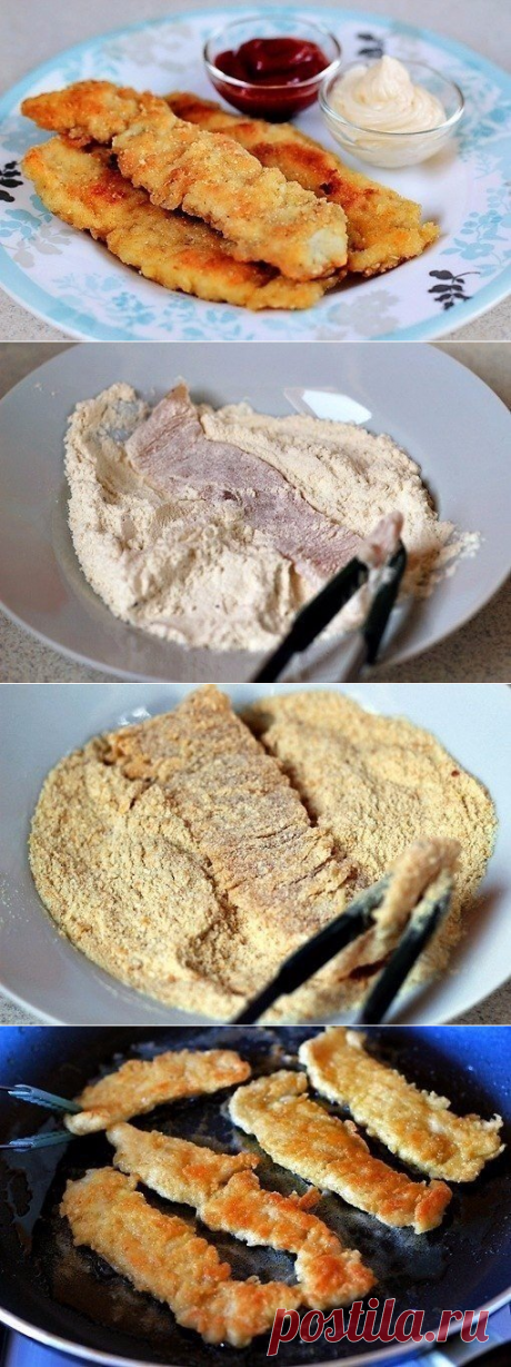 Хрустящие куриные палочки