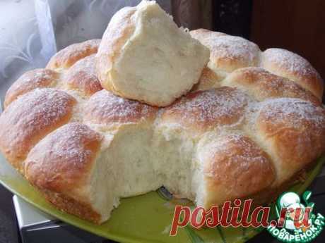 Булочки с грушей в молочной заливке - кулинарный рецепт
