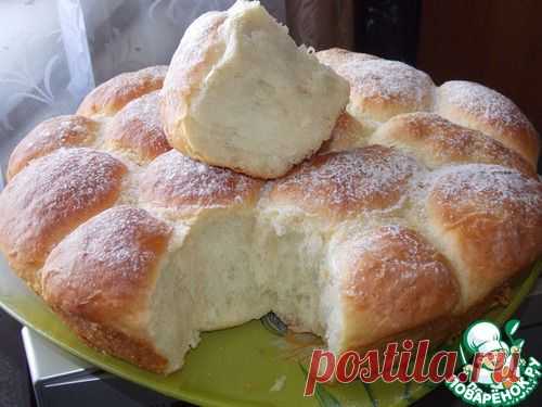 Булочки с грушей в молочной заливке - кулинарный рецепт