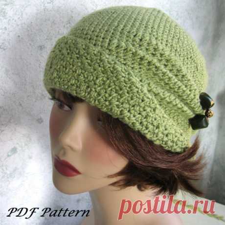flapper-hat-cloche-crochet-pattern.jpg (570×570)
