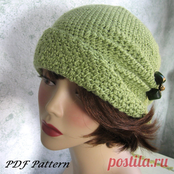 flapper-hat-cloche-crochet-pattern.jpg (570×570)