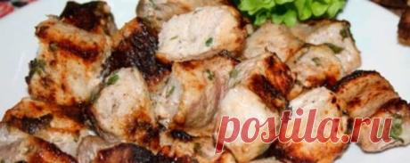 Свиной шашлык в кефирном маринаде | Рецепты | Домашние рецепты | Кулинарный портал