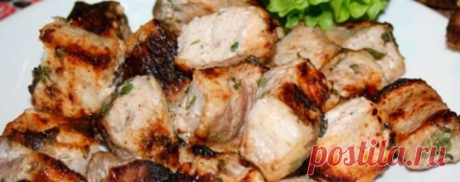 Свиной шашлык в кефирном маринаде | Рецепты | Домашние рецепты | Кулинарный портал
