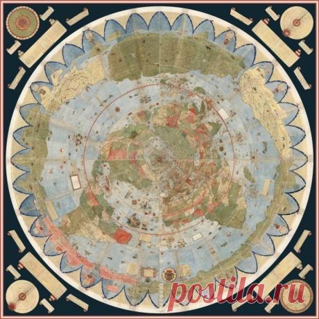 Странная карта, возрастом 430 лет