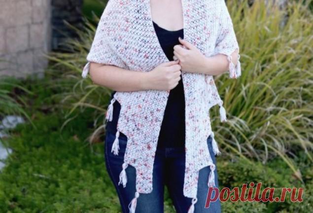 Шаль на осень своими руками — 5 схем для вязания | Креаликум