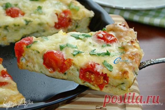 Кабачковая пицца, пошаговый рецепт на 1487 ккал, фото, ингредиенты - НАТАЛИ