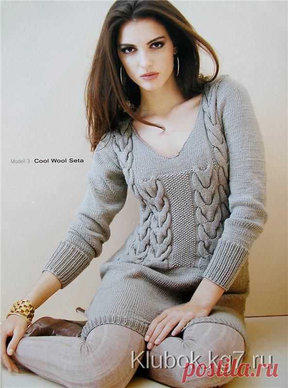 МИНИ-ПЛАТЬЕ ИЗ COOL WOOL SETA | Клубок
