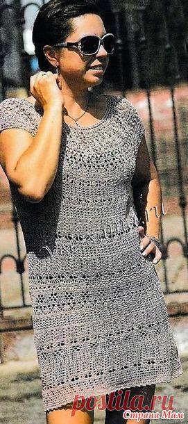 . Ажурное платье КАПУЧИНО. - Все в ажуре... (вязание крючком) - Страна Мам