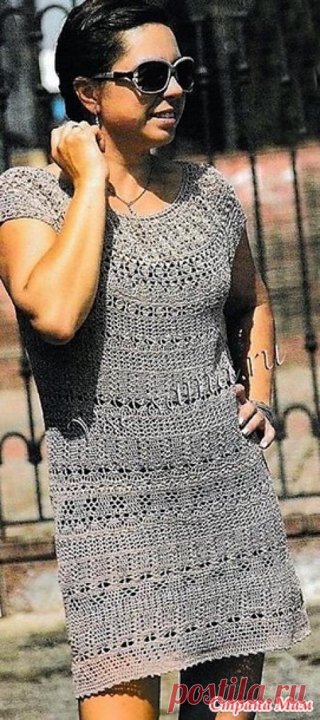 . Ажурное платье КАПУЧИНО. - Все в ажуре... (вязание крючком) - Страна Мам