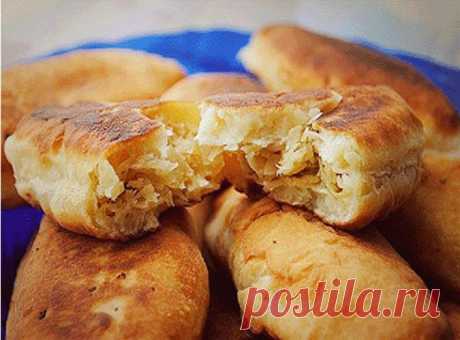 Творожные пирожки с капустой - жареные, румяные, пышные, тающие во рту