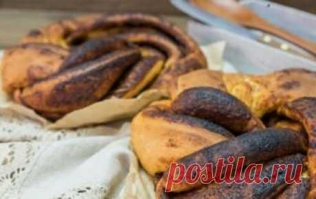 Восхитительный калач с корицей и сахаром