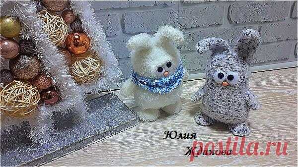Милый Зайка - подарите ребенку игрушку, сделанную своими руками! Мастер класс! | Юлия Жданова | Яндекс Дзен