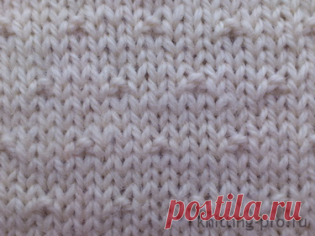 Узор "Точечки" - knitting-pro.ru - От азов к мастерству