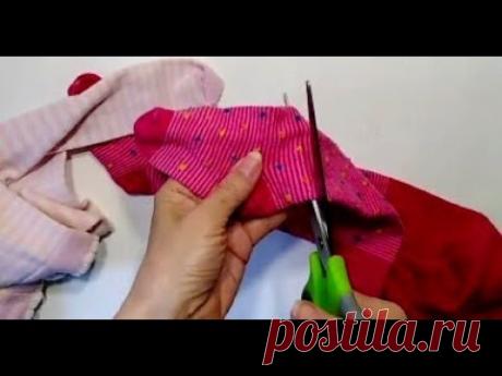 Старые КОЛГОТЫ ДЕТСКИЕ - сокровище! НИКОГДА НЕ ДОГАДАЕТЕСЬ, ЧТО Я СДЕЛАЛА...))