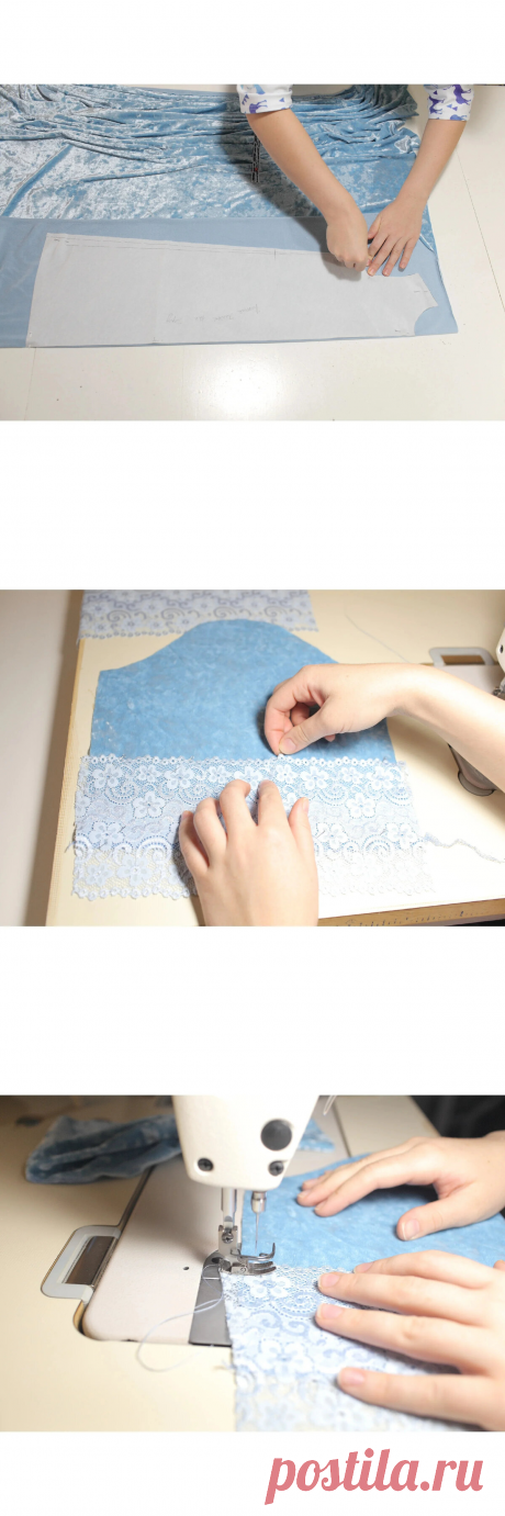 Шью детское нарядное платье из бархата с кружевом! | yana.levashova.designer | Яндекс Дзен